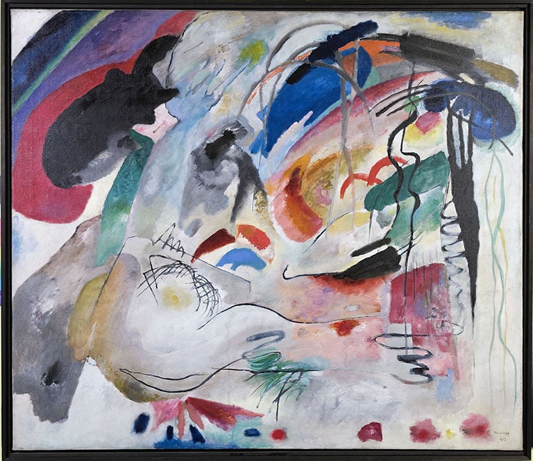 wassily kandinsky first painting